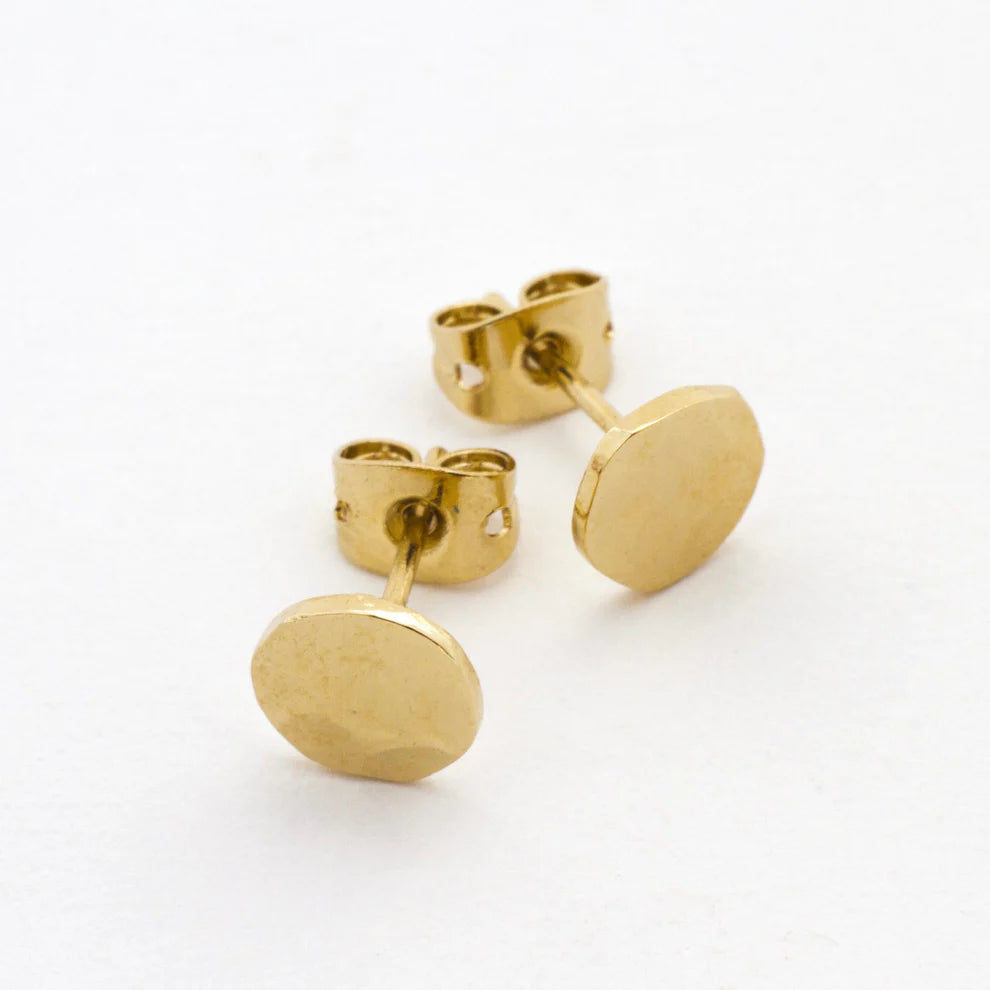 Empreinte Earrings (gold vermeil)