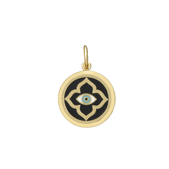 LOLA Evil Eye Small Pendant (gold/black)