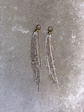 Fall Earrings Silver L
