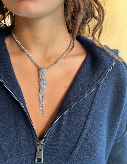 Fall Necklace Silver