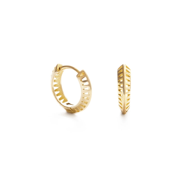 Filigree Huggies Earrings