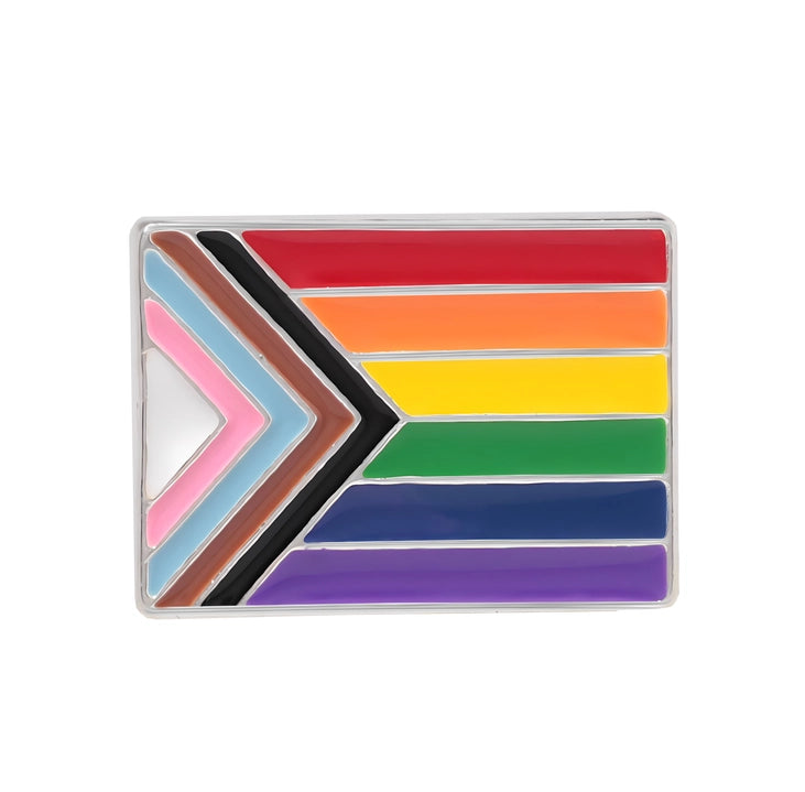 Quasar Flag Pin
