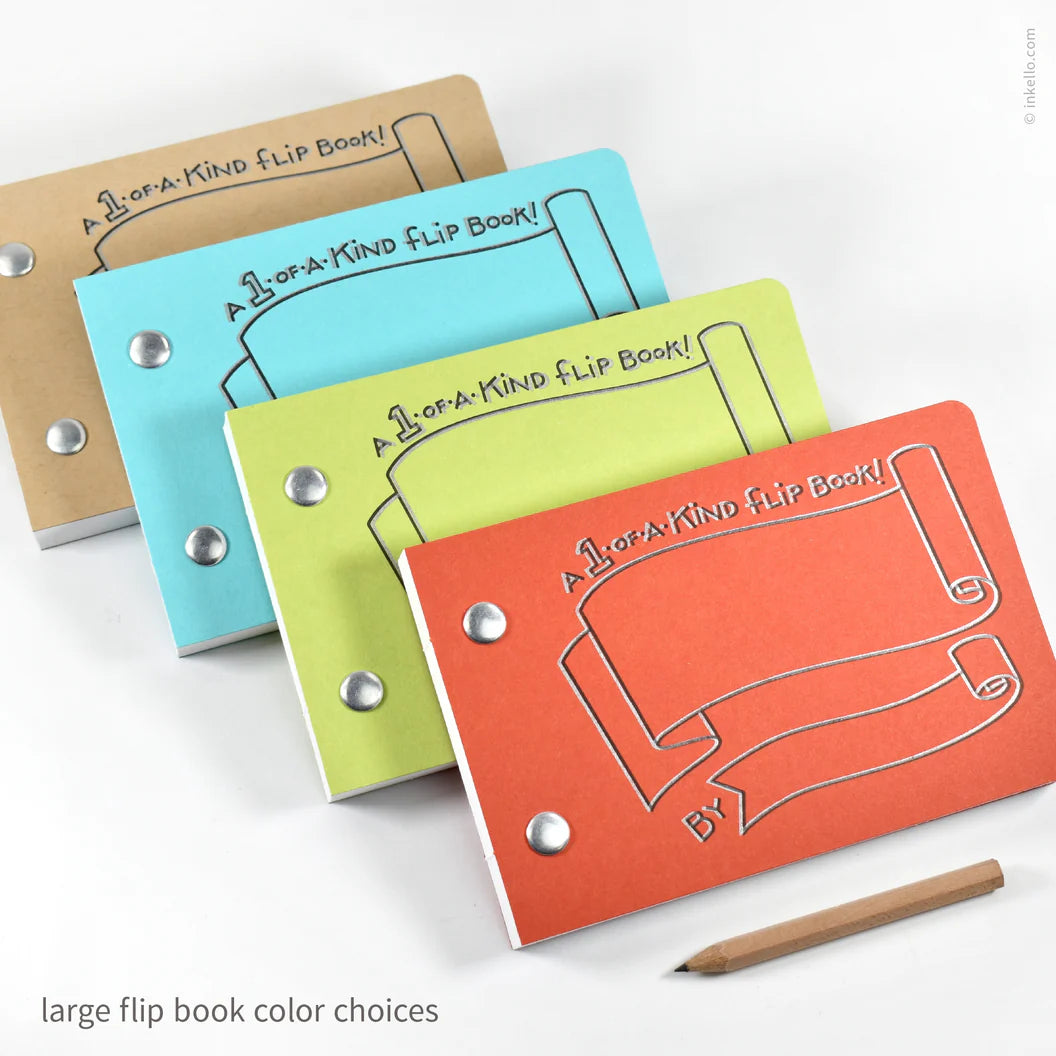 Draw-Your-Own Flip Book + Pencil