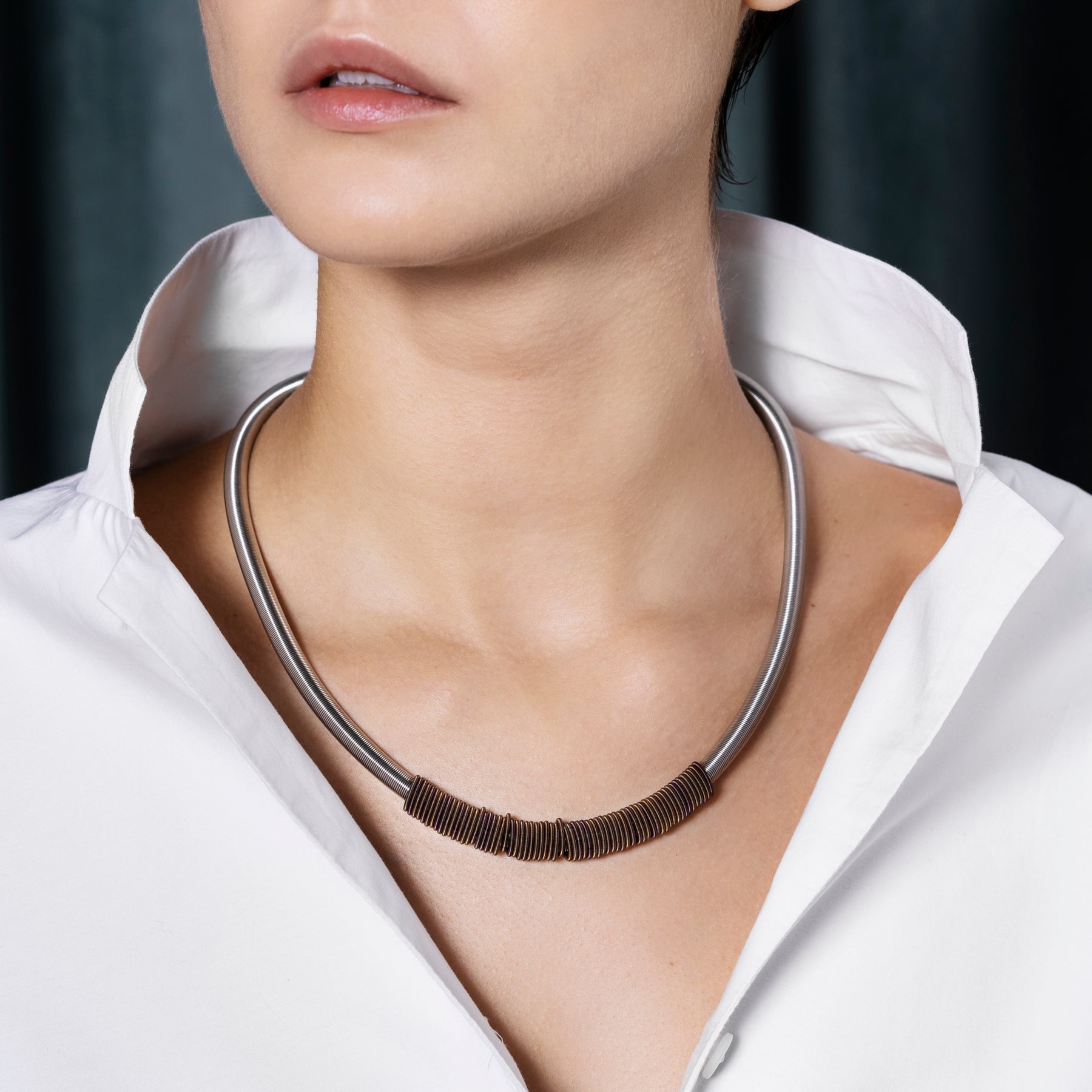 La Mollla Flow Bronze Necklace