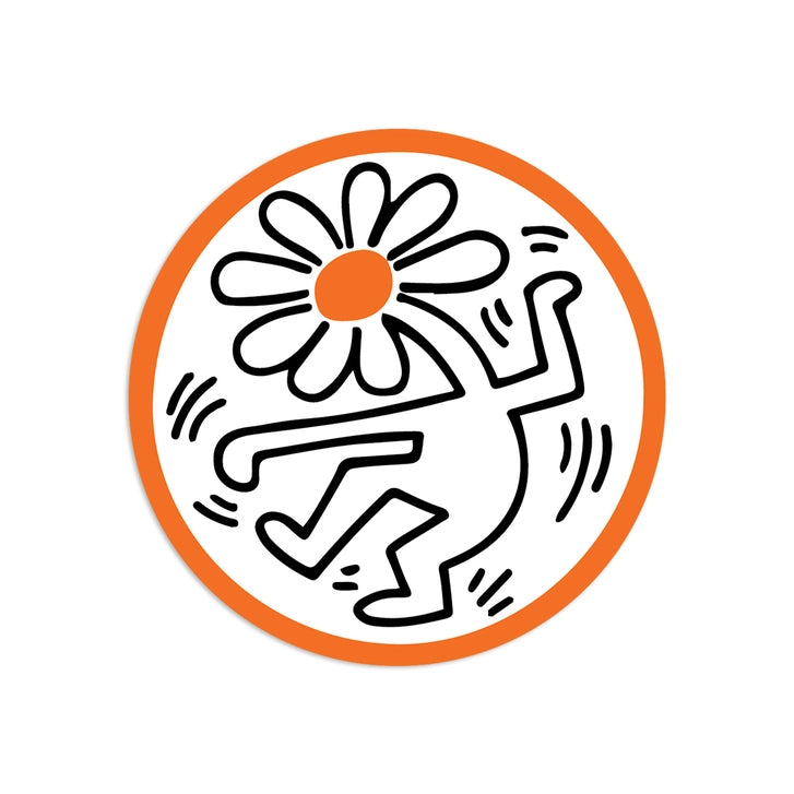 Keith Haring Flower Sticker