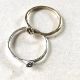 Silver Flower (Aster) Ring