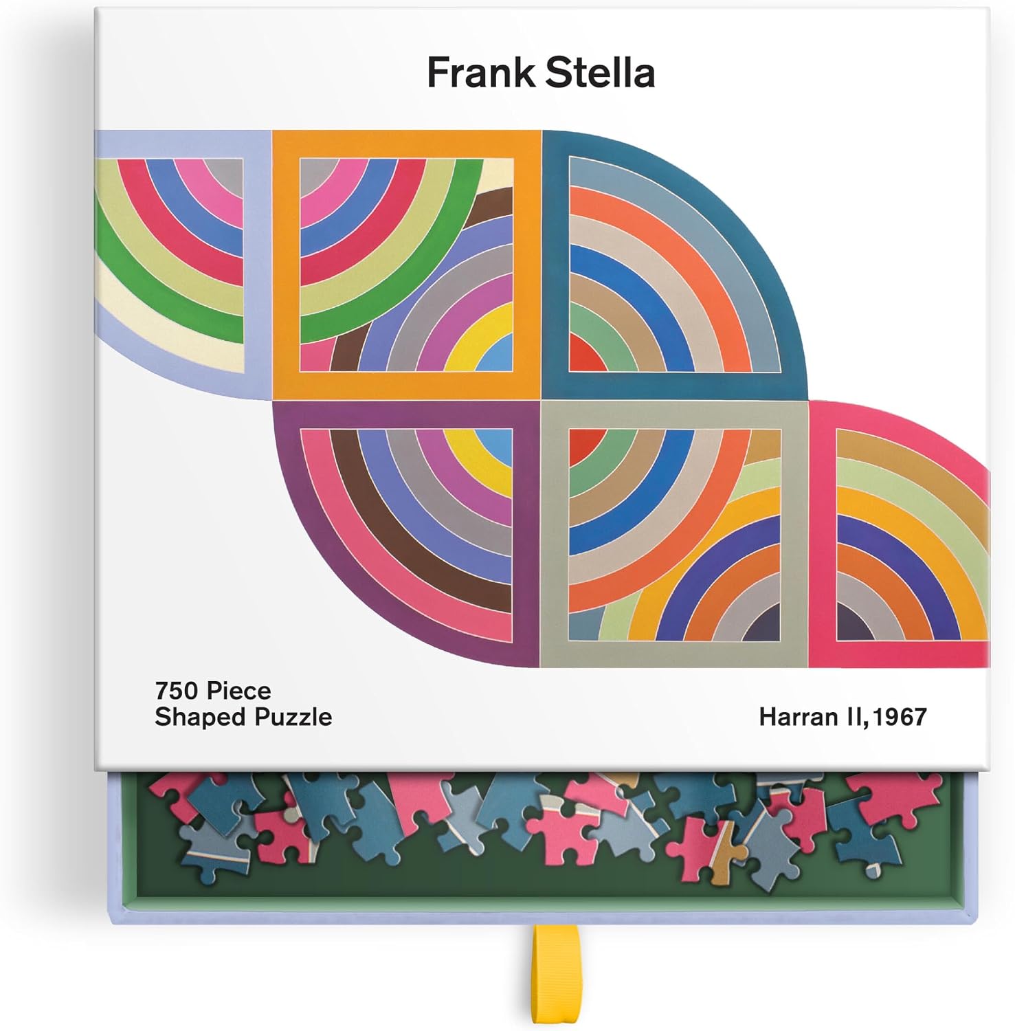 Frank Stella Harran II – 750 Piece Shaped Puzzle in a Drawer Box