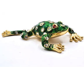 Small Leaping Frog Trinket Box