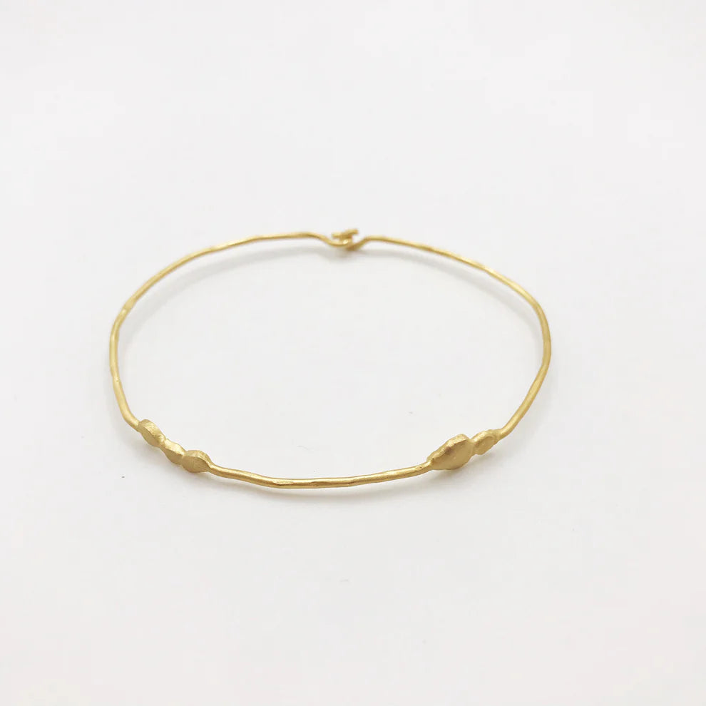 Galet Bracelet (gold vermeil)