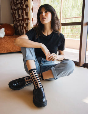 Ginza Black Socks