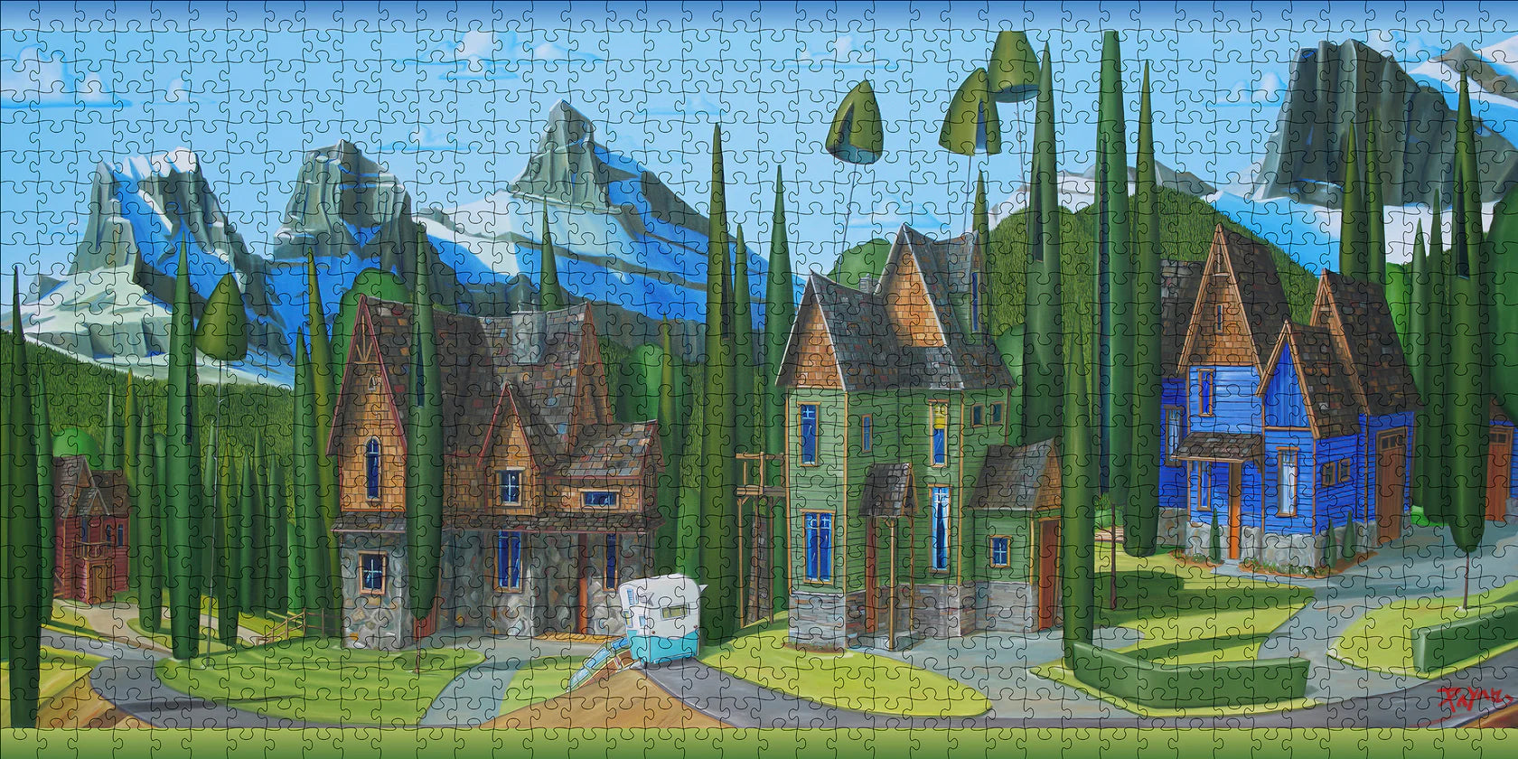 Glenn Payan: Happy Days 1000-Piece Puzzle