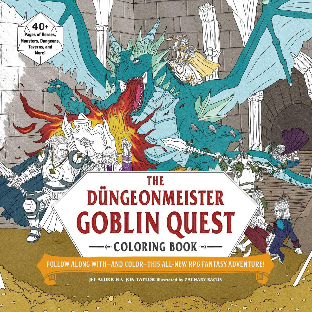 The Dungeonmeister Goblin Quest Coloring Book