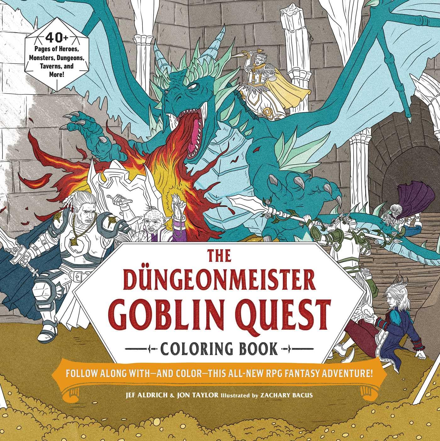 The Dungeonmeister Goblin Quest Coloring Book