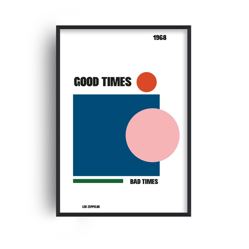 Good Times Bad Times Abstract Giclee Art Print
