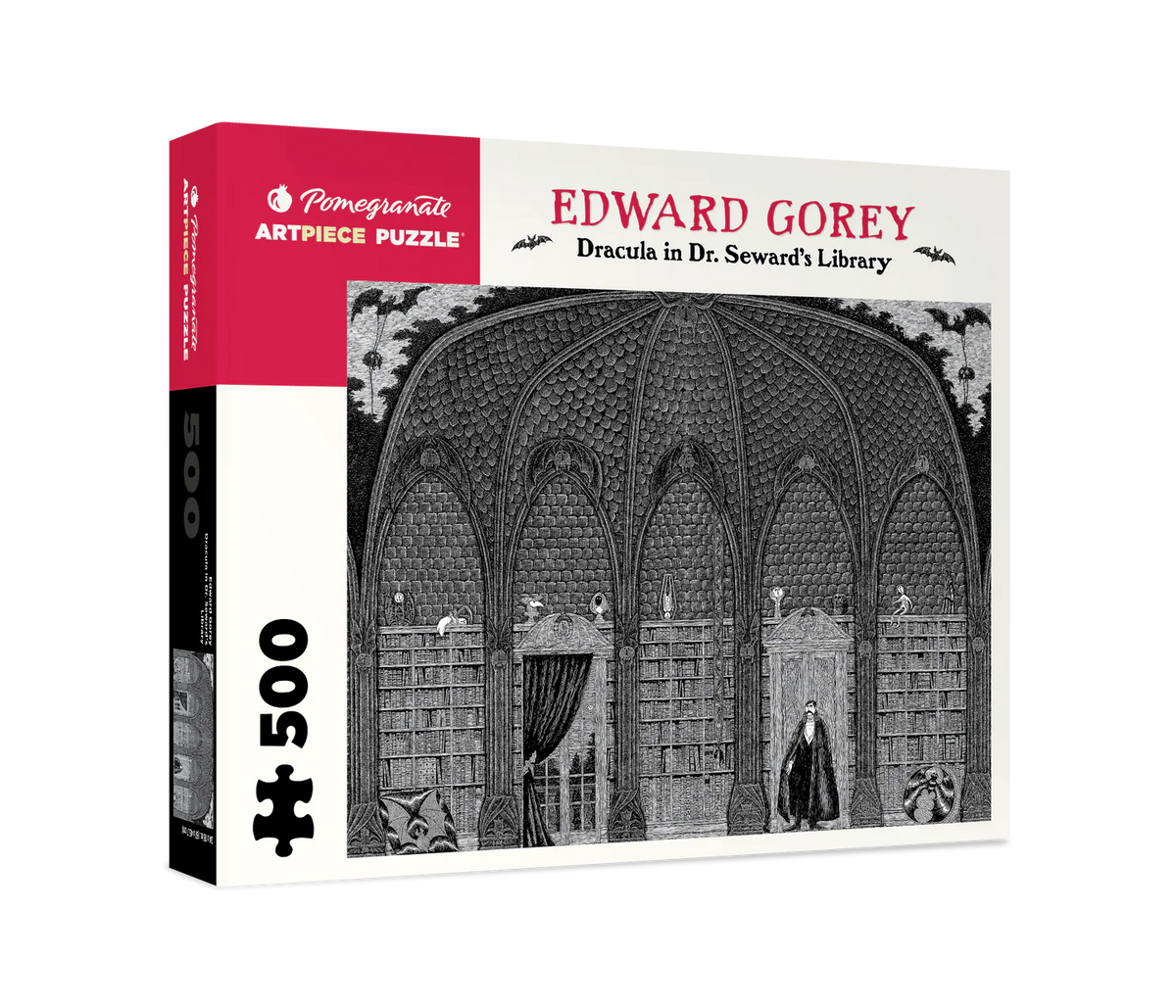 Edward Gorey: Dracula in Dr. Seward's Library 500-piece Puzzle