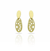 Granada gold-plated small earrings