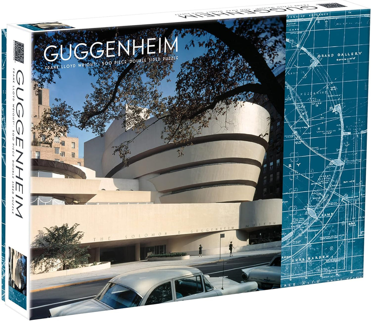 Frank Lloyd Wright Guggenheim Two-Sided Jigsaw Puzzle