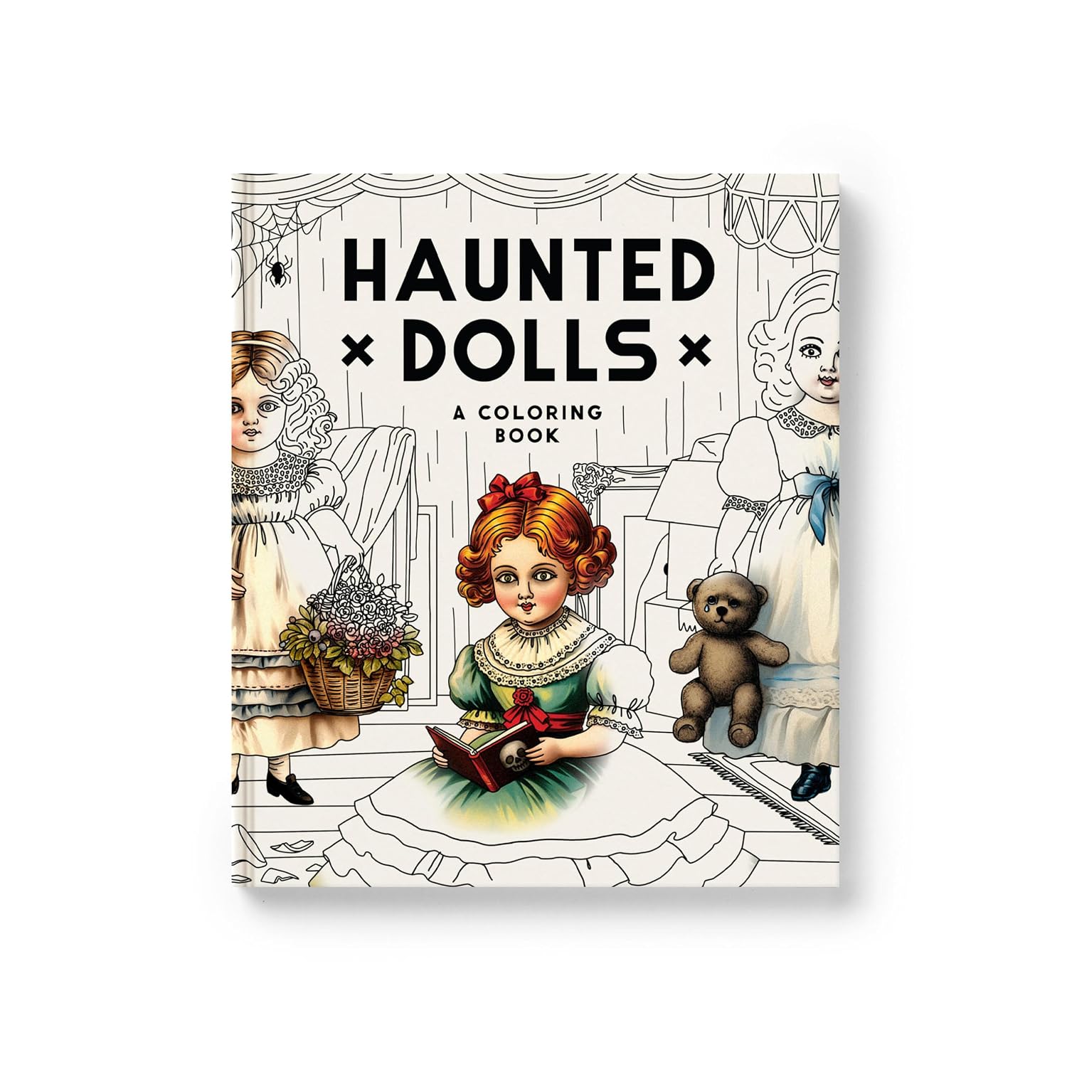 Haunted Dolls Coloring Book