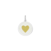 LOLA Heart Mini Pendant (gold center)