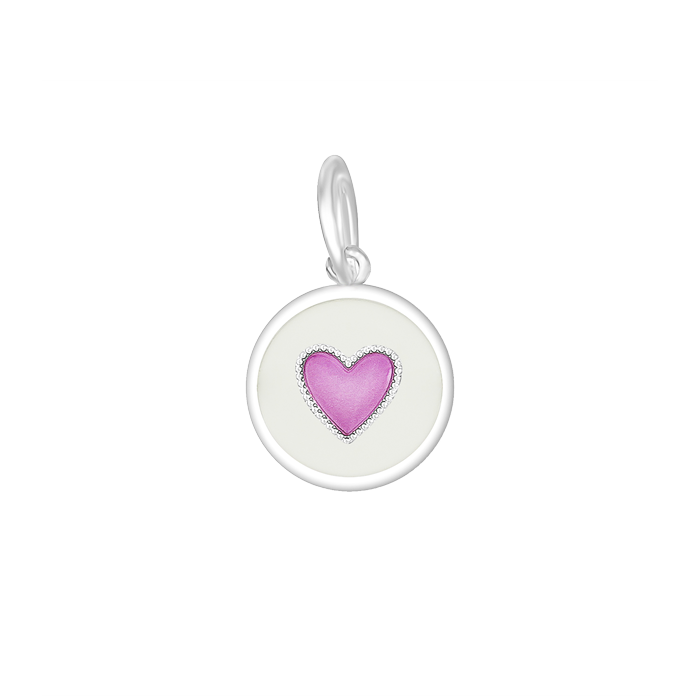 LOLA Heart Mini Pendant (vintage pink)