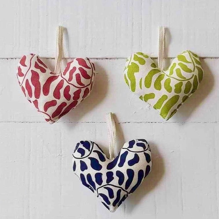 Handprinted Heart Ornament