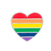 Rainbow Heart Pin