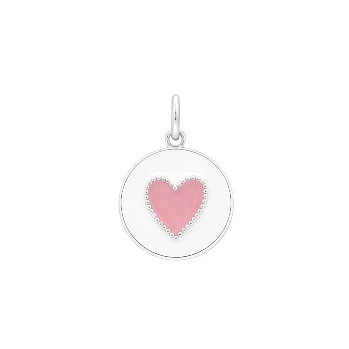 Heart Mini Pendant (flamingo pink)
