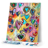 Diamond Painting - Hearts