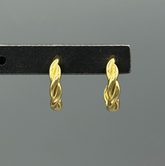 HG338 | Gold Filled Twisted Hoop Earrings (20mm)