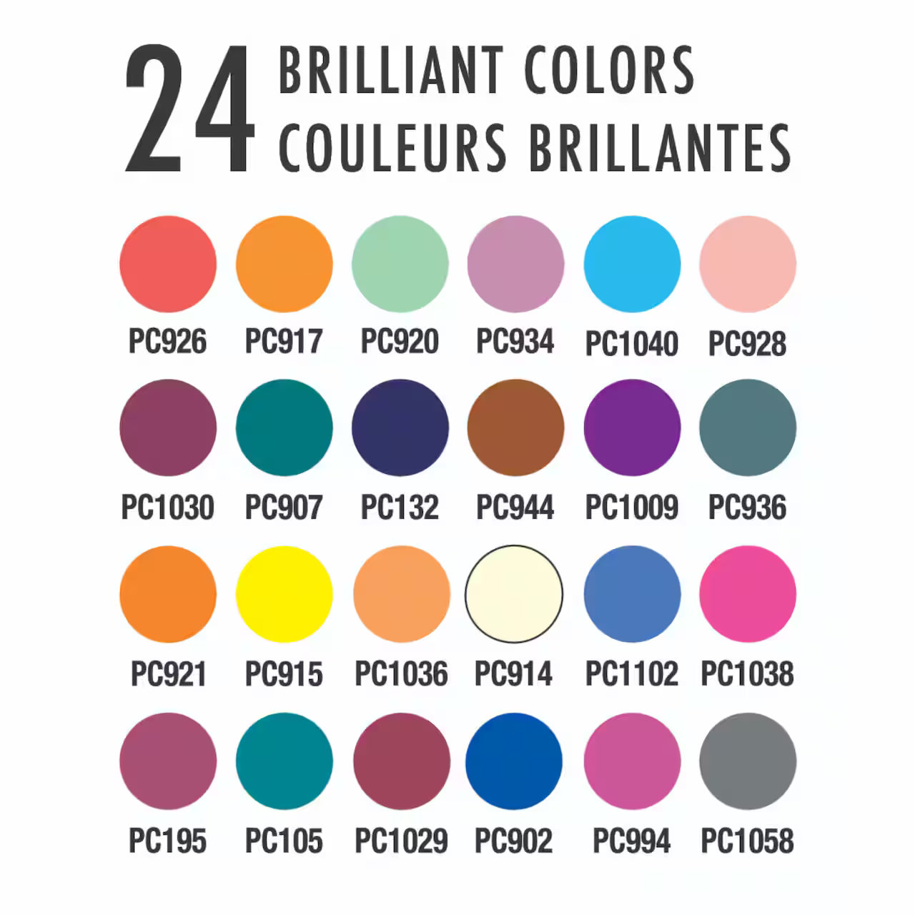Prismacolor Premier Colored Pencil Highlight Shadow 24pc Set (SA2034399)