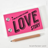 Draw-Your-Own Love Story Flip Book + Pencil