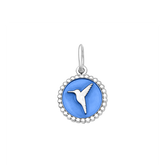 LOLA Hummingbird Small Pendant (periwinkle)