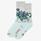 Van Gogh - Irises Art Sox (Gray)