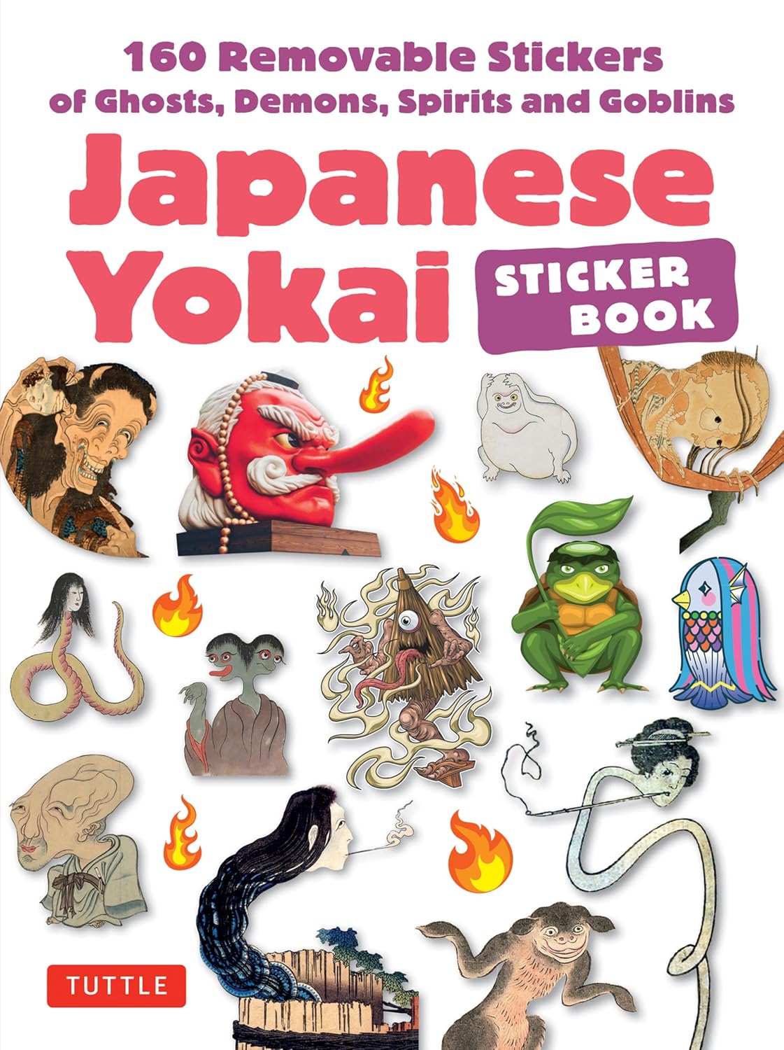 Japanese Yokai Sticker Book