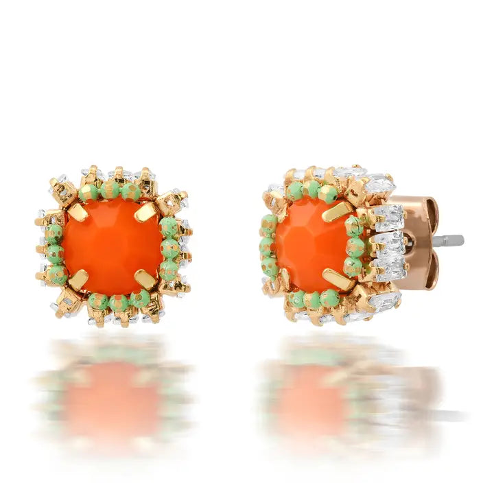 Juicy Gems Studs - Orange