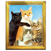 Kitty Family by Toiletpaper Sticker