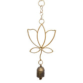 Lotus Ornament with Bell Chime