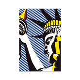 I Love Liberty by Roy Lichtenstein Sticker