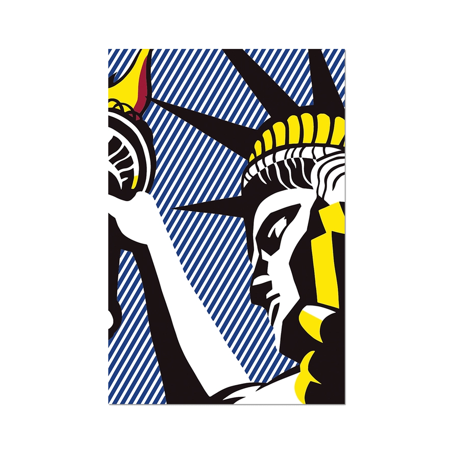 I Love Liberty by Roy Lichtenstein Sticker
