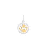 LOLA Lucky You Mini Pendant (gold/alpine white)