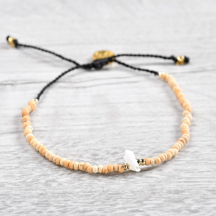 Maili Beach Beaded Bracelet (natural)