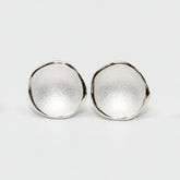 Medium Single Pod Earrings - Sterling, Post