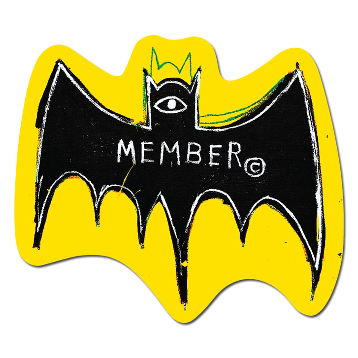 Basquiat Member Sticker