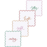 Merry Everything Cotton Cocktail Napkins (set of 4)