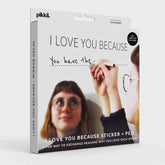 I Love You Mirror Sticker