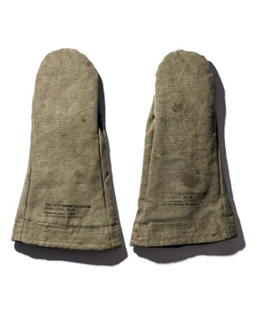 Vintage Tent Fabric Mittens