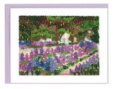 Monet The Artist's Garden at Giverny Quilling Greeting Card