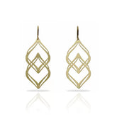 Nirvana gold-plated medium earrings