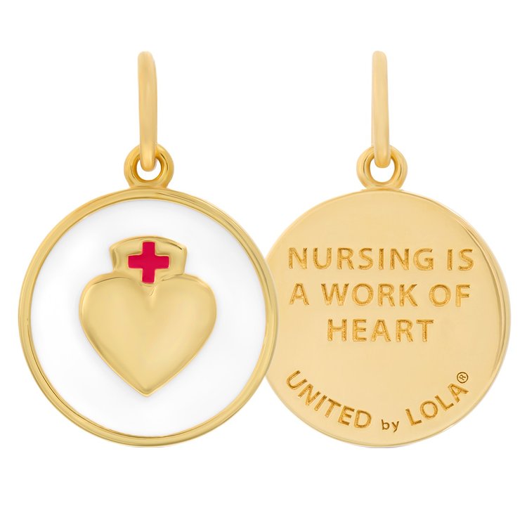 LOLA United by LOLA Nurse Pendant (gold/alpine white)