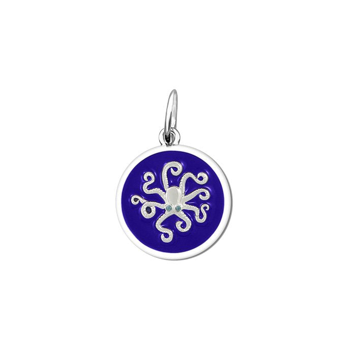 Octopus Small Pendant (indigo)